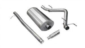Chevrolet Silverado Performance Exhaust - CORSA Performance - Single Side Exit, Sport Cat-Back - Polished - 2009